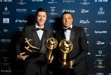 Du apdovanojimus Dubajuje atsiėmęs R.Lewandowskis: apie pasaulio čempionatą kas 2 metus ir VAR sistemos naudą