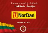 Prie Lietuvos mažojo futbolo rinktinės rėmėjų prisijungus „NorDan“ buvo padėti paskutiniai štrichai sudėtyje