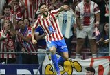 „Atletico“ šventė pirmąją sezono pergalę, debiutantas pasižymėjo jau pirmoje dvikovoje