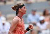 Čekiškame WTA 250 turnyro Prahoje finale – titulą susigrąžinusios Bouzkovos triumfas