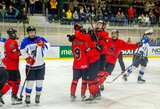 Lietuvos U18 ledo ritulio rinktinė užtikrintai įveikė Estiją ir iškovojo antrąją pergalę pasaulio čempionate