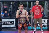 MMA turnyre Latvijoje A.Juzikas iškovojo čempiono diržą