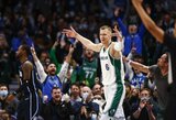 „Mavericks“ paliekantis K.Porzingis keliasi į Vašingtoną