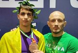 E.Kaganovičius iškovojo pasaulio jaunimo MMA čempionato bronzą