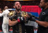 „Kodėl, po velnių, tu pasiėmei 2 diržus?“: Holloway kirto Machačevui