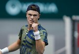 H.Rune nutraukė F.Auger-Aliassime 16-os pergalių seriją, N.Djokovičius po pratęsimo eliminavo S.Tsitsipą