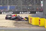 Australijos GP kvalifikacijoje – M.Verstappeno pergalė, paskutinis likęs S.Perezas ir nustebinę „Mercedes“ pilotai