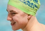 R.Meilutytė į finalą pateko su antru rezultatu, M.Kaušpėdas pagerino Lietuvos jaunučių rekordą