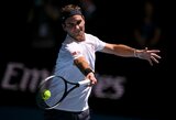 Jis vis dar tai sugeba: 44-erių Federeris įrodė pranašumą prieš 13-ąją pasaulio raketę