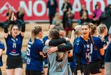 „Kauno-VDU“ tinklininkės laimėjo Lietuvos derbį ir apgynė Baltijos čempionių titulą