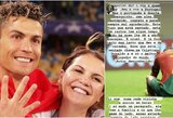 C.Ronaldo sesuo: „Portugalai – beširdžiai, kvaili, sergantys ir nedėkingi žmonės“