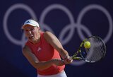 C.Wozniacki su ašaromis akyse paliko olimpinį kortą, A.Kerber pratęsė karjerą