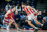 Pergalingose rungtynėse R.Giedraitis buvo tarp „Crvena Zvezda“ lyderių