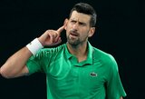 Djokovičiui – bilietas į ketvirtfinalį be kovos: serbas pagerino Federerio rekordą