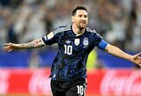 Messi ir vėl baudė varžovus bei gerino rekordą, Argentina grupių etapą baigė iškovojusi maksimalų taškų skaičių
