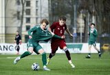 Lietuvos U-15 futbolo rinktinė su latviais sužaidė lygiosiomis