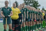Lietuvos moterų žolės riedulio rinktinei pirmųjų taškų dar teks palaukti
