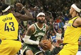 Pirmąją „Bucks“ pergalę serijoje lėmė rekordą pakartojęs snaiperis
