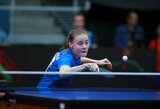 K.Riliškytė iškovojo dramatišką pergalę Europos jaunimo stalo teniso čempionate