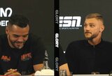 „Glory 100“ spaudos konferencijoje susirinkusius prajuokinęs Maslobojevas: „Jeigu tik tai jis turi, tai galite mane vadinti širdžių daužytoju“