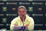 K.Clijsters pranešė trečią kartą baigianti karjerą: „Ateina laikas, kai gyvenimiški įsipareigojimai paima viršų“