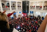 FIBA Čempionų lygos nugalėtojai sutikti Vilniaus oro uoste: „Dėl tų abejojančių mes ir esame „Rytas“ ir mums yra p****i“