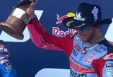 E.Bastianini tapo naujuoju „MotoGP“ sezono lyderiu, M.Marquezas sugebėjo atlikti 18 lenkimų