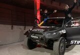 B.Vanagas pristatė šturmaną ir automobilį, kuris laimėjo praėjusių metų Dakarą