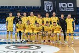Lietuvos futsalo rinktinė atrankos turnyrą baigė dar viena pergale