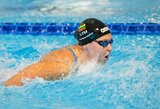 Kotryna Teterevkova prasibrovė į dar vieną pasaulio čempionato pusfinalį, Aleksui Savickui pritrūko 0.03 sek.