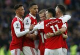 „Leicester City“ nugalėjęs „Arsenal“ klubas sutvirtino „Premier“ lygos lyderio poziciją 