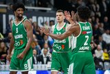 Pergalių badas išvykose nutrauktas: T.Dimšos vedamas „Žalgiris“ susitvarkė su ASVEL