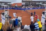 „Jei jau esi toks kietas, tai išsiaiškinam santykius po mačo“: ATP 250 turnyre – tenisininkų konfliktas