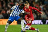 Du kartus pirmavęs „Liverpool“ galiausiai krito prieš „Brighton“