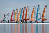 Lietuvos ledo jachtų čempionate – įspūdingos kovos, netikėti finišai ir V.Andrulytės debiutas