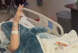 Pirmoji Lindsey Vonn žinutė po penktos operacijos: „Mano trauma buvo daug sunkesnė nei tik lūžusi koja“