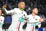 Prancūzijos futbolo taurėje – K.Mbappe dublis ir triuškinama PSG ekipos pergalė