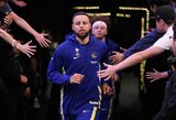 Treniruotės metu Curry suleido 82 tritaškius iš eilės