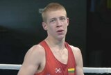 V.Abramovas Europos jaunių bokso čempionate užsitikrino mažiausiai bronzos medalį