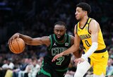 „Celtics“ užtikrintai įveikė T.Haliburtono netekusią „Pacers“