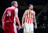 Motiejūnas efektyviai išnaudojo minutes, o „Crvena Zvezda“ nukovė Jarumbausko ekipą