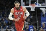 J.Valančiūnas dvigubu dubliu prisidėjo prie „Pelicans“ pergalės