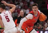 Butka NCAA įsirašė dvigubą dublį