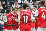 „Arsenal" svečiuose nugalėjo „Newcastle Utd" futbolininkus 