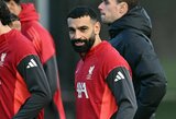 Salah treniravosi su „Liverpool“ komanda, neaišku, ar keliaus į Italiją 