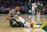 Paaikėjo Giannio Antetokounmpo traumos rimtumas