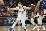 L.Dončičiaus vedama „Mavericks“ nesunkiai susitvarkė su prasčiausiu NBA klubu