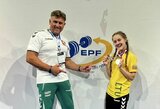 Rekordus gerinusiai Gustei Piličiauskaitei – Europos štangos spaudimo čempionato sidabras