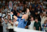 Po 4 metų į „Australian Open“ grįžęs K.Nishikori laimėjo 4 valandų trilerį: „Vienu metu vos nepasidaviau“
