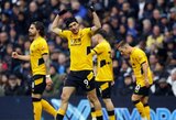 „Wolves“ išrašė „Tottenham“ komandai trečiąjį pralaimėjimą iš eilės „Premier“ lygoje